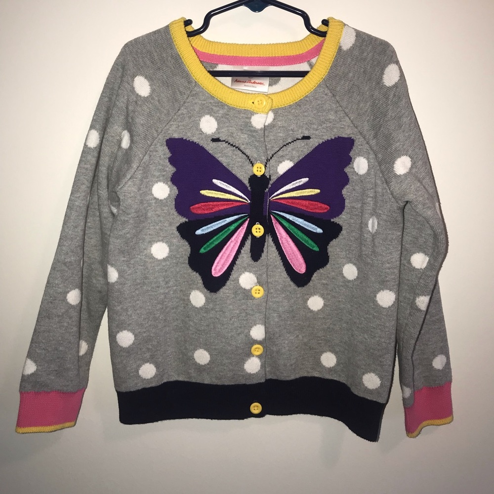 Hanna Andersson Girl’s Butterfly Cardigan